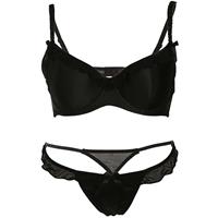 Familytrends family-trends Dessous-Set 2-teilig Funktionsunterwäsche schwarz Damen 