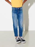 Only Jeans, 5-Pocket-Style, Straight Fit, Baumwollstretch, für Mädchen, jeansblau