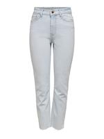 Onlemily Life Hw Cropped Straight Fit Jeans Dames Blauw