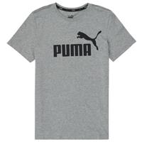 Puma T-Shirt, Rundhals, Marken-Print, für Jungen, Grau