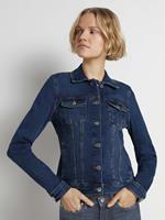 Tom Tailor DENIM Denim jasje met borstzakken, Used Mid Stone Blue Denim