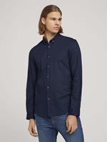 tomtailordenim Lichte katoenen lange mouw zomerblouse Tom Tailor Denim