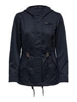Only Onllorca Canvas Parka Blue Graphite BLAUW 
