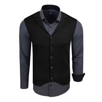 Rusty Neal Shirt met vest set van 2