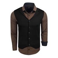 Rusty Neal Shirt met vest set van 2