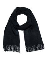 Heren sjaal stijlvol online kopen | Italian-Style.nl | streep patroon | Zwart
