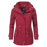 Marikoo lichte dames tussenjas met afneembare capuchon