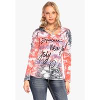 CIPO & BAXX Langarmshirt Langarmshirts anthrazit Damen 