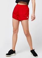 Women's Adidas Adicolor Classics 3-Stripes Shorts in Red