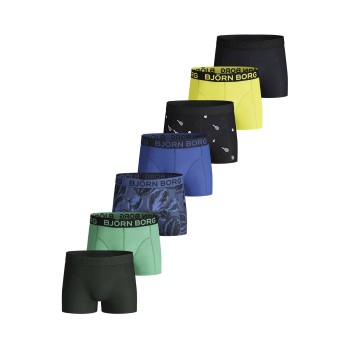 björnborg Björn Borg 7 stuks Cotton Stretch Shorts For Boys 2117 