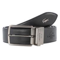 Lacoste Elegance Wendegürtel Leder Ledergürtel schwarz Herren 