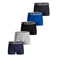 Bjorn Borg boxers 5-Pack jongens boxershorts - Solid - kinder onderbroeken katoen