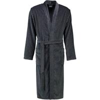 Cawö Herren Bademantel Kimono 3714 - Farbe: anthrazit - 774 