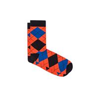 Ombre Brunello - Herensokken - Print - Oranje - Lichte stretch