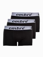 Ombre - Herenboxershort - Zwart - Stretch - 3-Pack