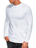 Ombre - Herenlongsleeve - Wit - Stretch - Ronde Hals