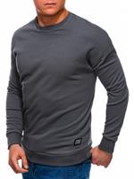 Ombre - Heren Sweater - Grijs Antraciet - Normalfit - Ronde Hals