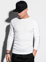 Ombre - Herenlongsleeve - Wit - Aansluitend - Ronde Hals