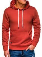 Ombre - Basicitalia - Herenhoodie - Brickrood - Kangaroezak