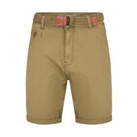 Indicode - Bermuda - Army - Inclusief riem - Ruime pasvorm