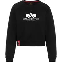 alphaindustries Alpha Industries Frauen Pullover Basic Boxy in schwarz