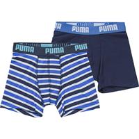 2er Pack PUMA Basic Boxershorts gestreift Jungen blue