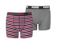 Puma - Basic Boxer Printed Stripes 2p - Puma Ondergoed