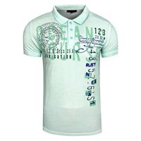 RUSTY NEAL Polo-Shirt Poloshirts mint Herren 