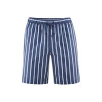 Living Crafts Schlaf-Shorts Pyjamahosen blau-kombi Herren 