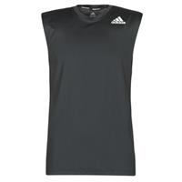 adidas Techfit Sleeveless Fitted T-Shirt Schwarz