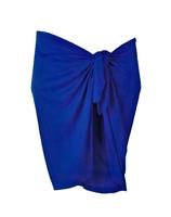 rok pareo dames 165 x 56 cm polyester blauw