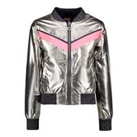 B. Nosy Kids Meisjes Jas - Maat 92 - Katoen - Elastaan - Polyester - Rits - Normaal - Vrouwen - Spij