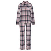 H.I.S Pyjama van flanel met alover ruitpatroon (set, 2-delig)