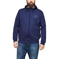 S.Oliver Jacke mit Nylon-Kapuze Sweatjacken blau Herren 