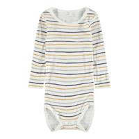 NAME IT BABY romper Tim wit/groen/geel/blauw