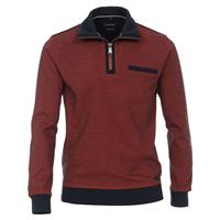Casamoda Sweat-Troyer andere Muster Sweatshirts rot/orange Herren 