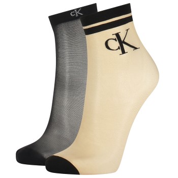 calvinkleinlegwear Calvin Klein 2 stuks Eliza Quarter Sock