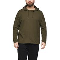S.Oliver Langarmshirt mit Kapuze Sweatshirts olive Herren 