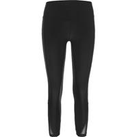 Urban Classics Leggings High Waist Shiny Rib Pedal Pusher Leggings schwarz Damen 