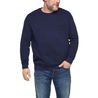 S.Oliver Sweatshirt mit Crew Neck Sweatshirts blau Herren 
