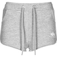 Alpha industries Hot Pants Basic Stoffshorts grau Damen 