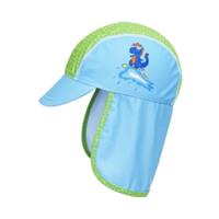 Playshoes zwemcap Dino Blauw Groen