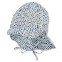 Sterntaler Peaked cap met nekbescherming licht turkoois