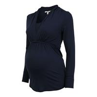 ESPRIT MATERNITY shirt Langarmshirts blau Damen 