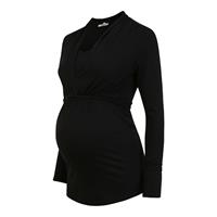 ESPRIT MATERNITY shirt Langarmshirts schwarz Damen 