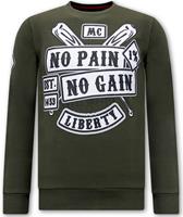 Local Fanatic Sweater met print sons of anarchy