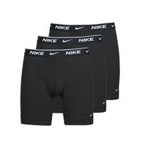 Nike 3 Pack Long Boxershorts Heren - Black- Heren