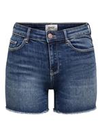 Only Blush Jeans Shorts dark blue denim