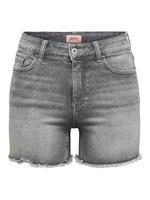 Only Onlblush Mid Sk Denim Short Dames Grijs