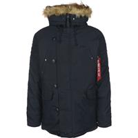 Alpha Industries Langjacke "Explorer w/o Patch", mit Kapuze